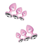 SXE Stainless Steel Comfort 3 Piece Butt Plug Set